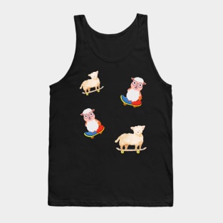 Skating Sheep Tank Top